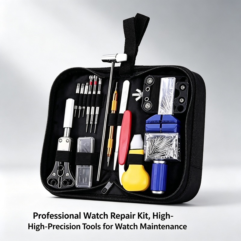 Tool Kit Strap Change - 147-częściowy zestaw narzędzi do naprawy zegarków,
