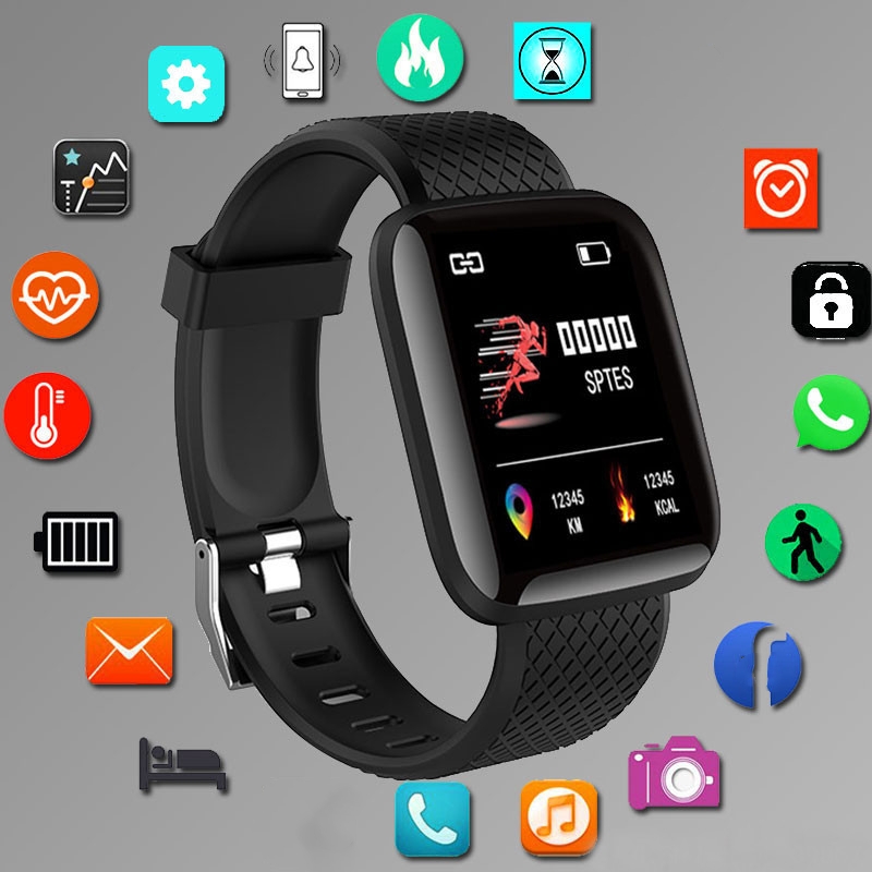 Android Smartwatch Accessories - Smartwatch Sportowy Bransoletka Fitness Sterowanie Muzyką