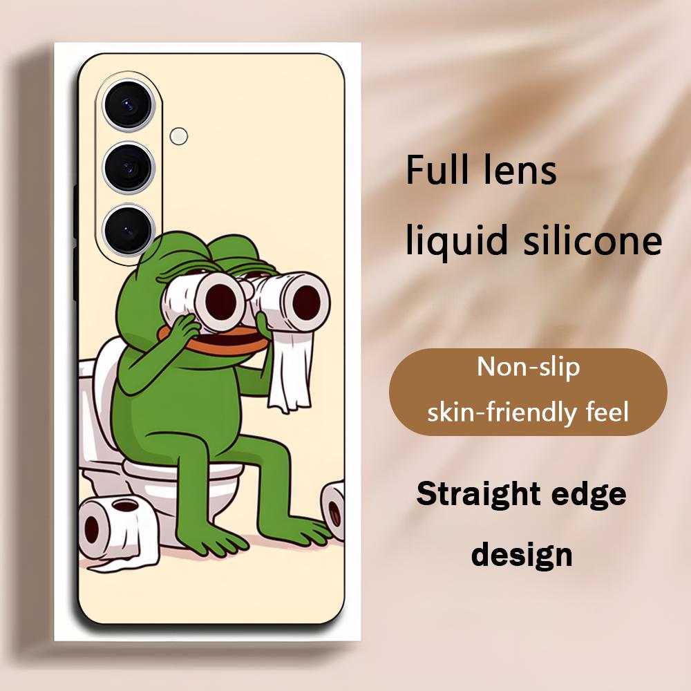 Samsung Galaxy S25 - Smutny Żabka Pepe Rysunek Fajne Etui