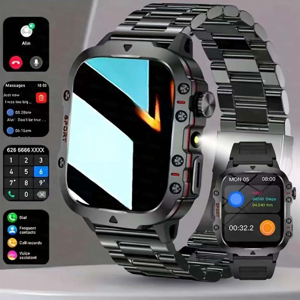 Smartwatch Custom - Nowy Smartwatch 2026 z LED, Bezprzewodowe