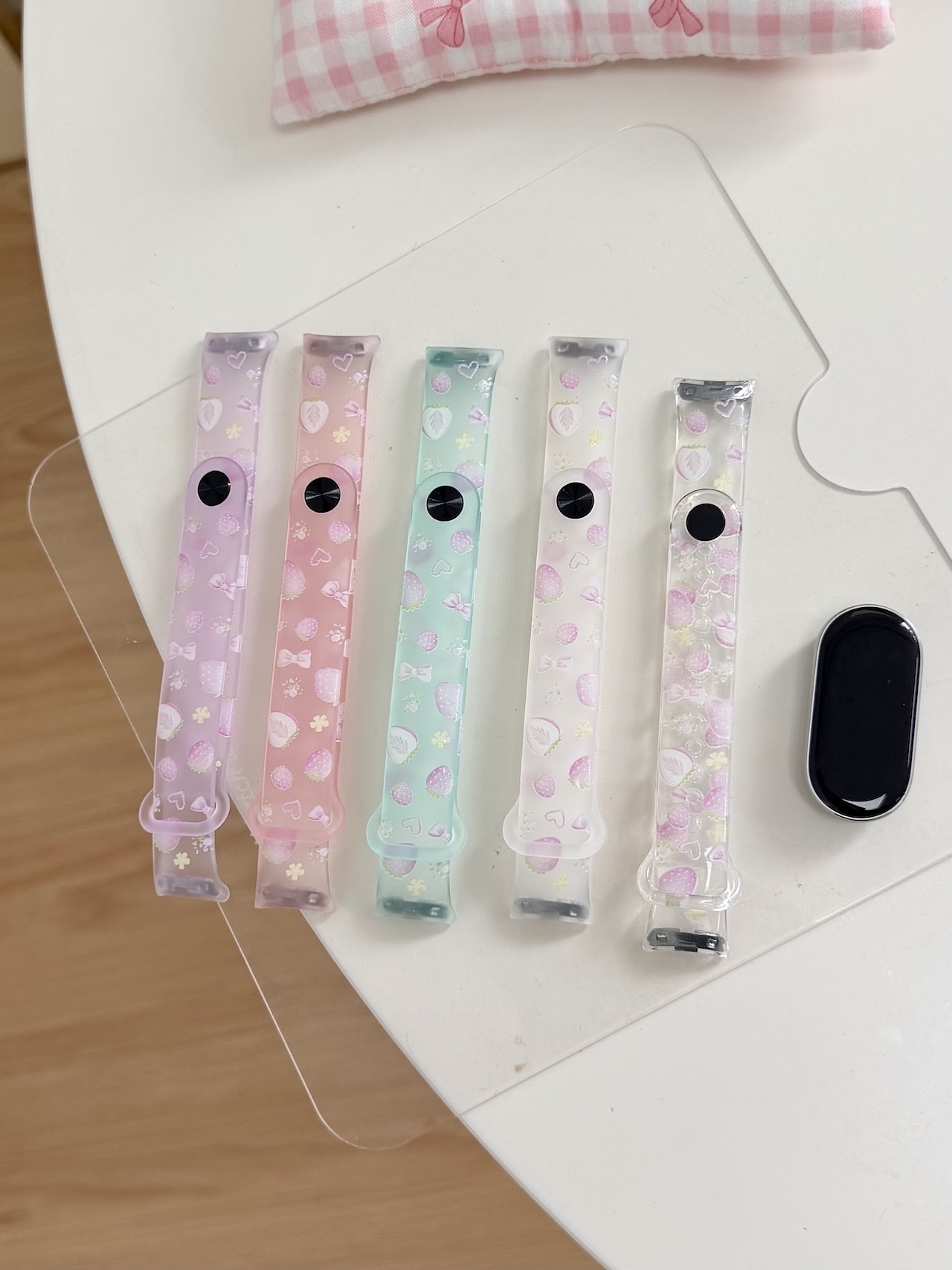 Android Smartwatch Accessories - Super Słodki Pasek TPU z Nadrukiem