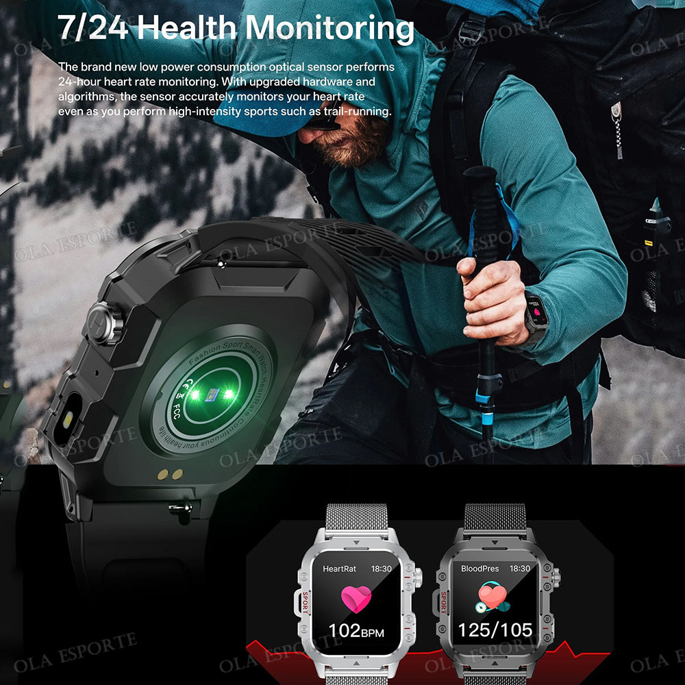 2026 Nowy Wytrzymały Wojskowy  – Smartwatch X12 recenzja i cena