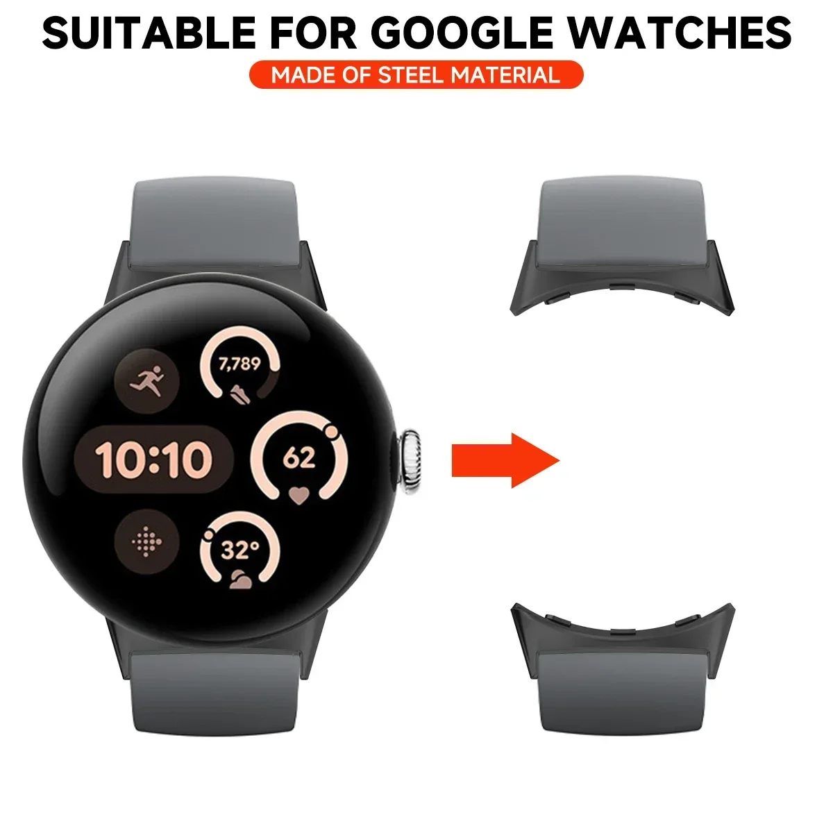 2 szt. Adapter złącza paska ze – Smartwatch Straps & Accessories recenzja i cena