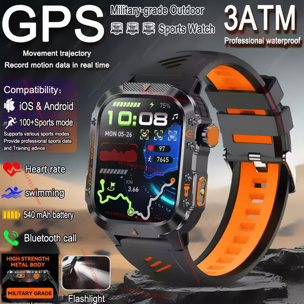 2026 Wojskowy Smartwatch Męski – Smartwatch X12 recenzja i cena