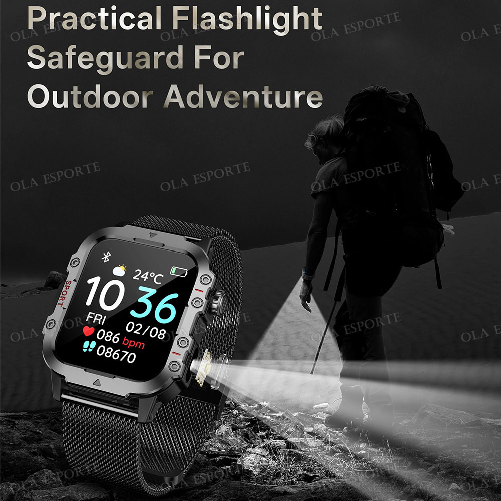 2026 Wojskowy Smartwatch Męski – Smartwatch X12 recenzja i cena