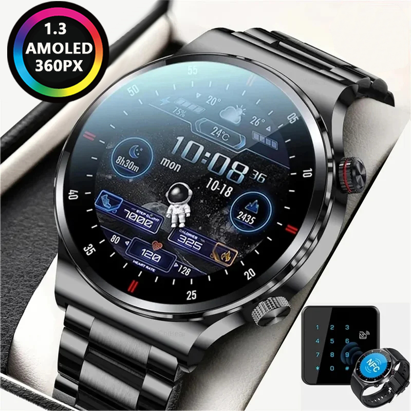 Smartwatch męski z GPS, EKG+PP – Smartwatch Custom recenzja i cena