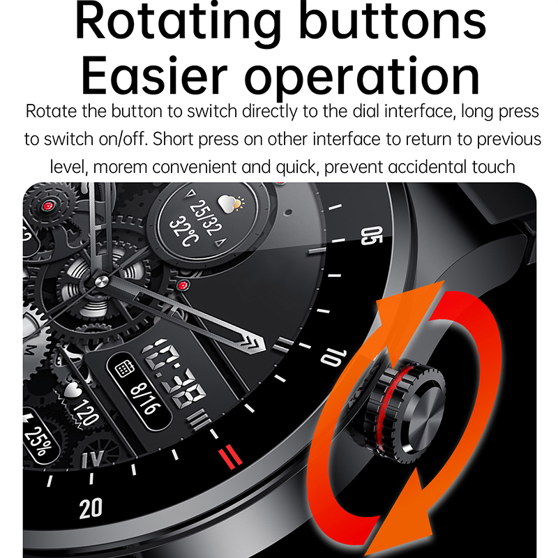 Smartwatch męski z GPS, EKG+PP – Smartwatch Custom recenzja i cena