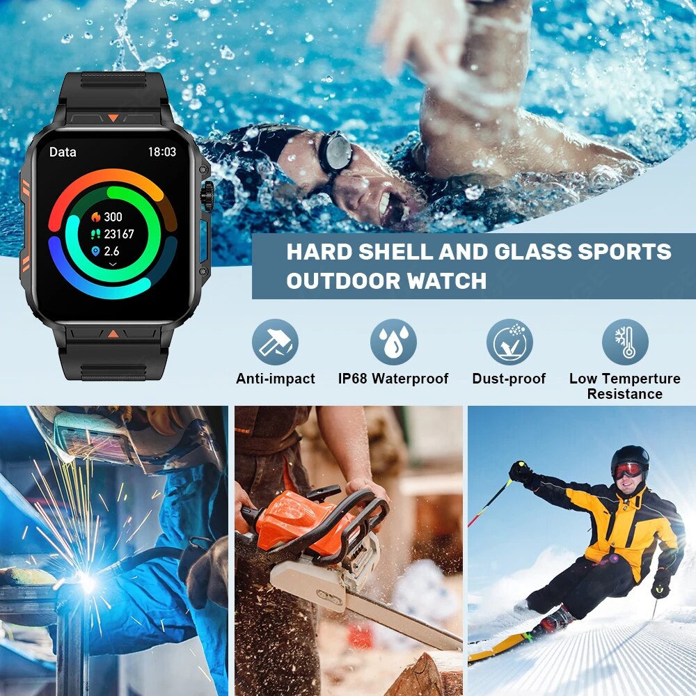 LIGE Smartwatch 1.95 Cal ekran – Smartwatch X12 recenzja i cena