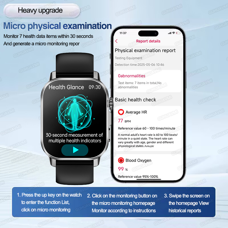 Nowy Smartwatch z AI dla lekar – Android Smartwatch Accessories recenzja i cena