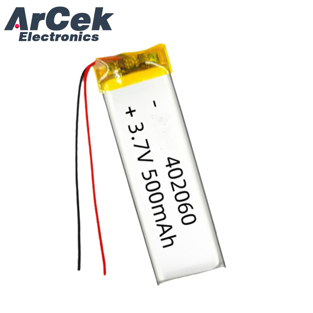 5 sztuk 3.7V 500mAh 402060 Lip – Smartwatch Headset recenzja i cena