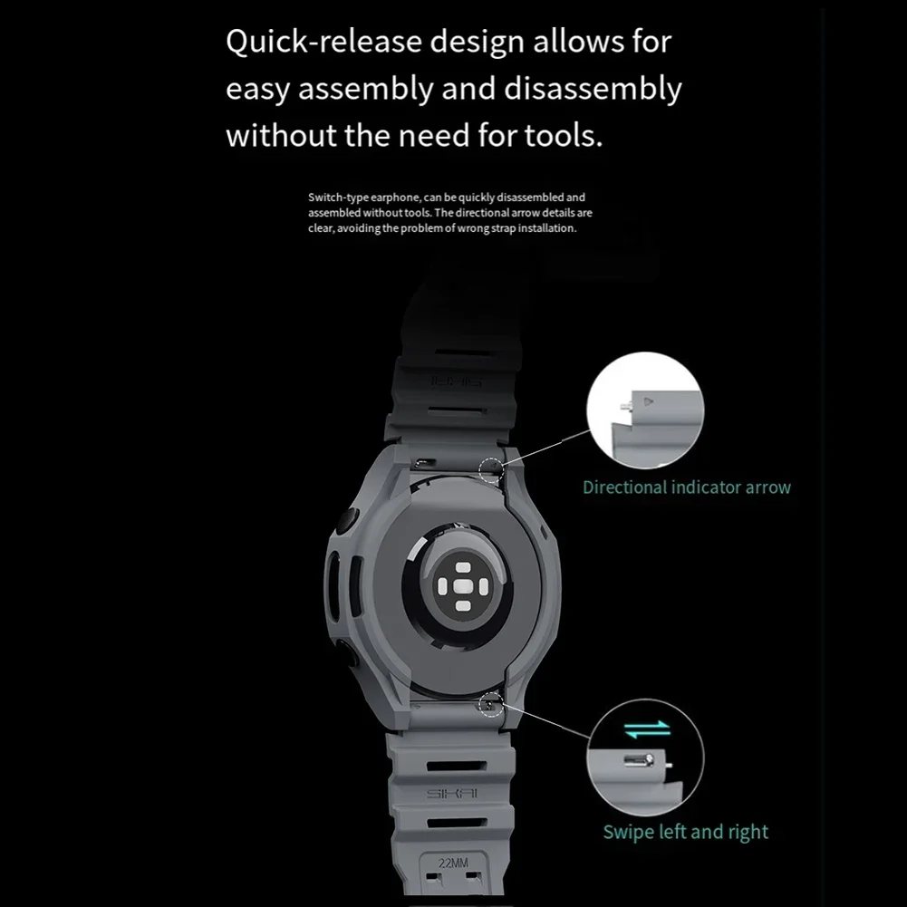 Silikonowe Paski do Samsung Ga – Android Smartwatch Accessories recenzja i cena