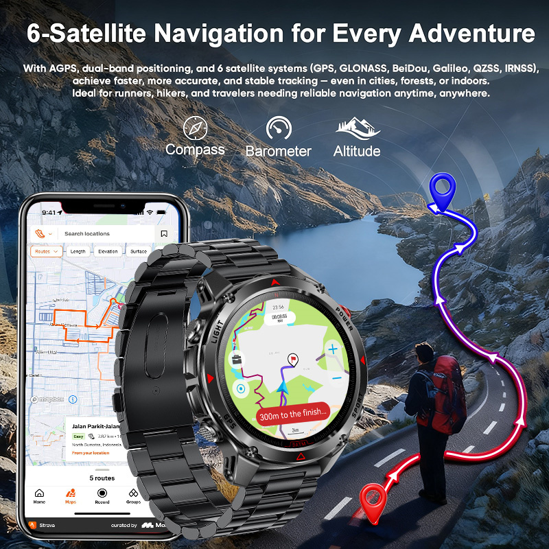 Smartwatch T-Rex 3 Pro o stopn – Android Smartwatch Accessories recenzja i cena