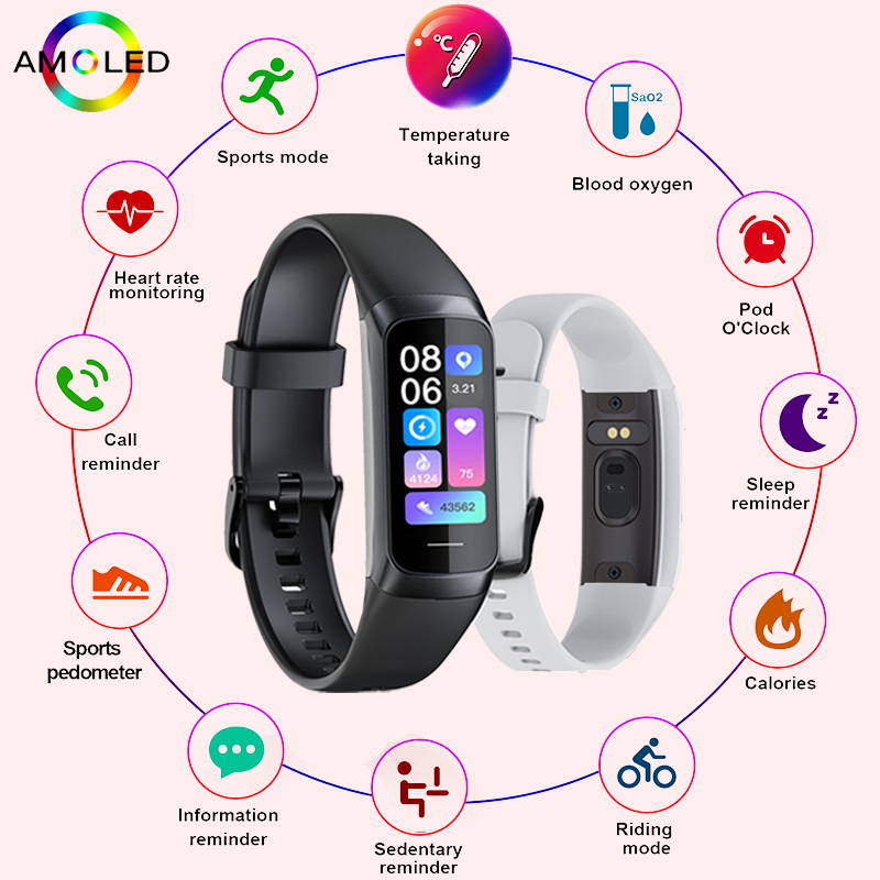 LIGE 1.1 Calowy Smartband z Ek – Android Smartwatch Accessories recenzja i cena