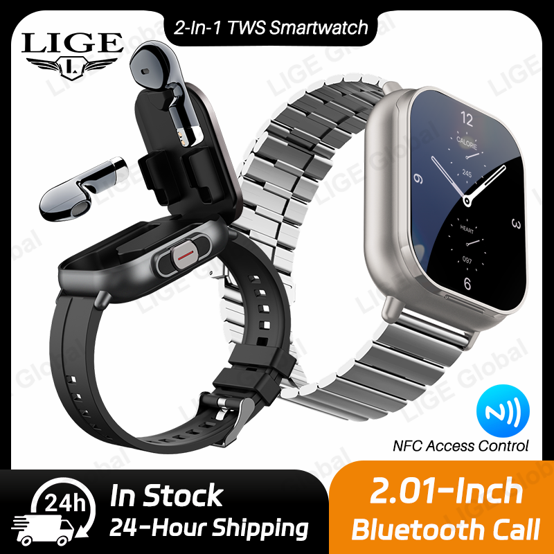 LIGE TWS 2 w 1 Smartwatch z Sł – Smartwatch Headset recenzja i cena