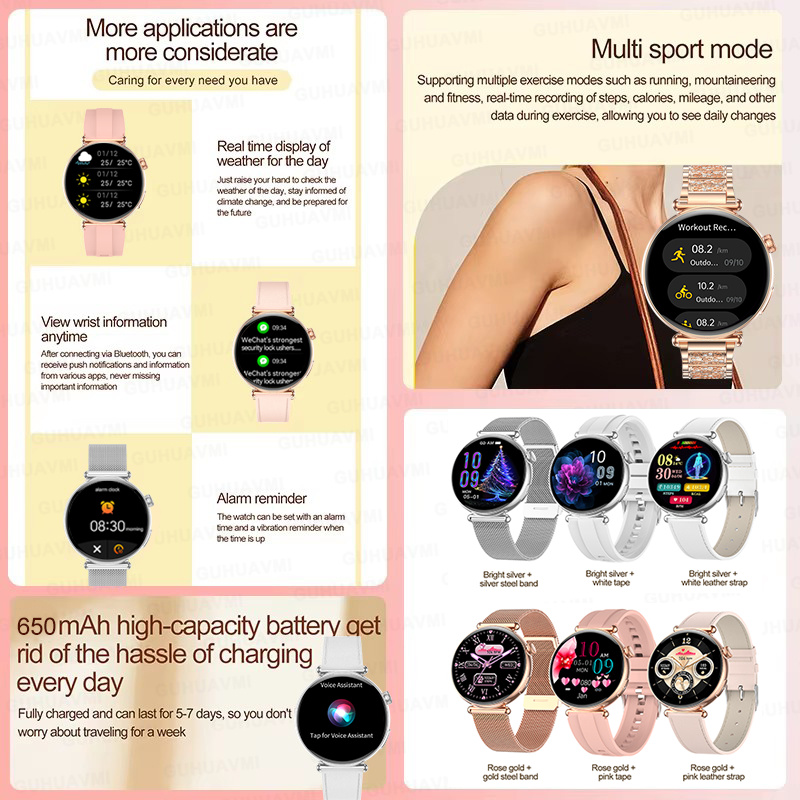 Nowy smartwatch dla kobiet z e – Smartwatch Custom recenzja i cena