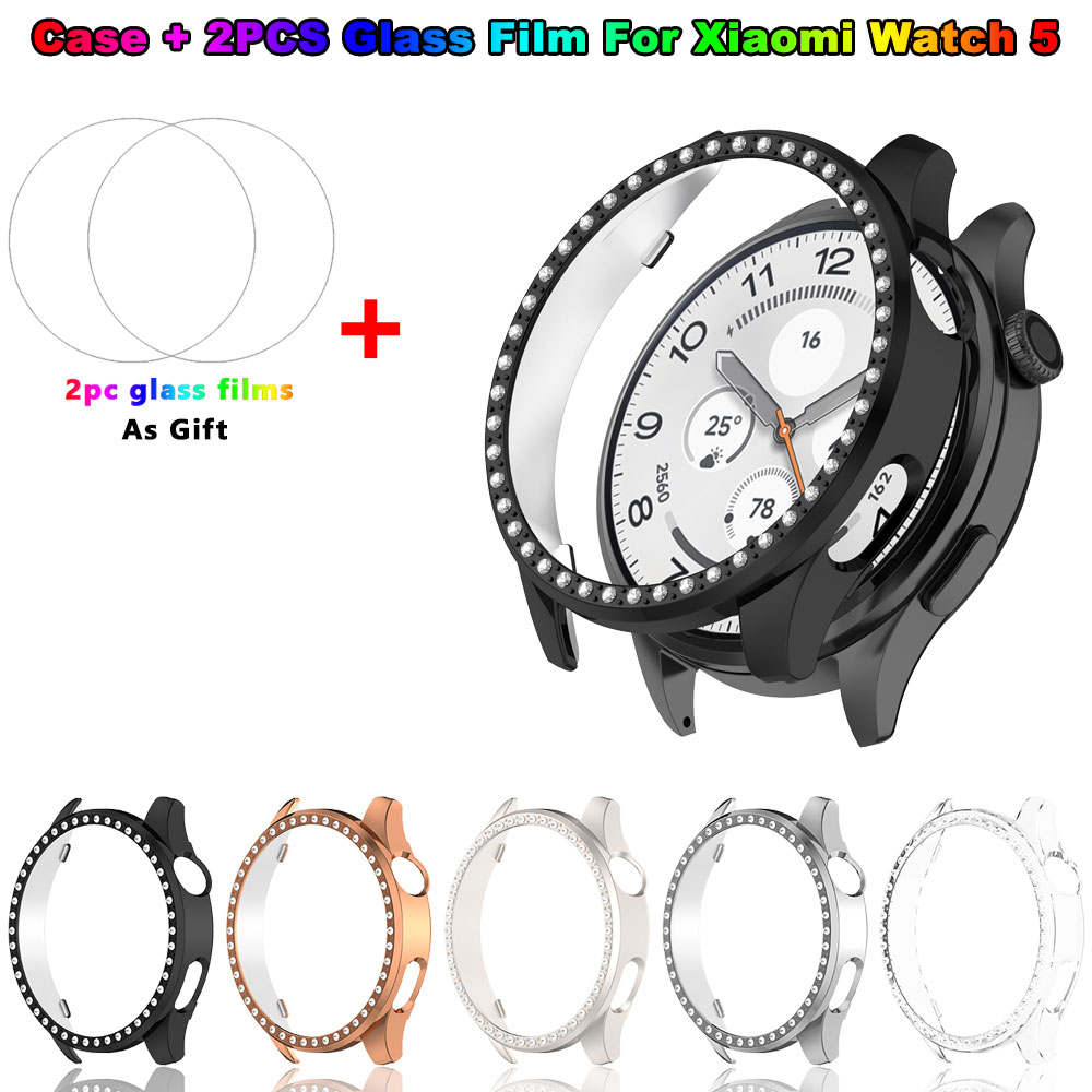 Błyszcząca obudowa PC + szklan – Android Smartwatch Accessories recenzja i cena