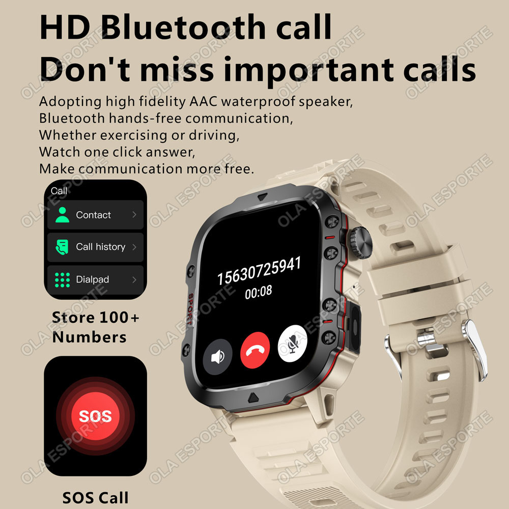 Nowy wojskowy smartwatch męski – Smartwatch X12 recenzja i cena