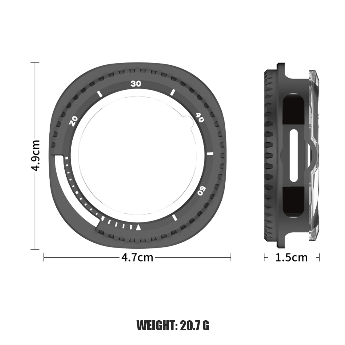 Metalowa obudowa do smartwatch – Android Smartwatch Accessories recenzja i cena