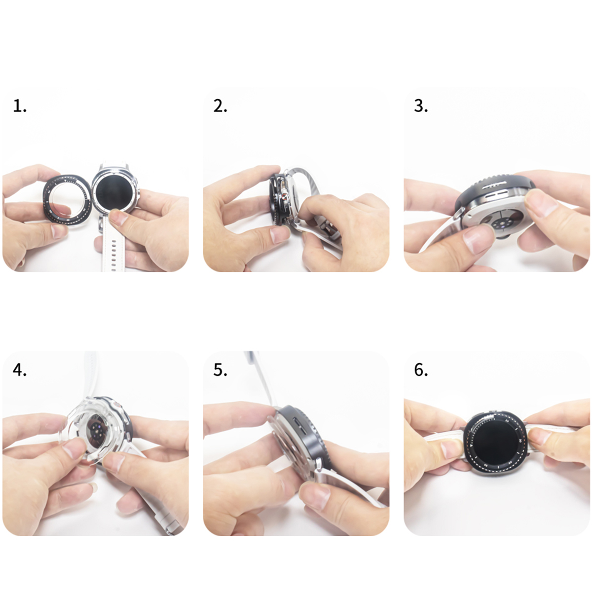 Metalowa obudowa do smartwatch – Android Smartwatch Accessories recenzja i cena