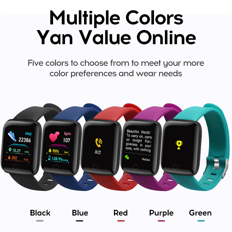 116plus inteligentny zegarek m – Android Smartwatch Accessories recenzja i cena