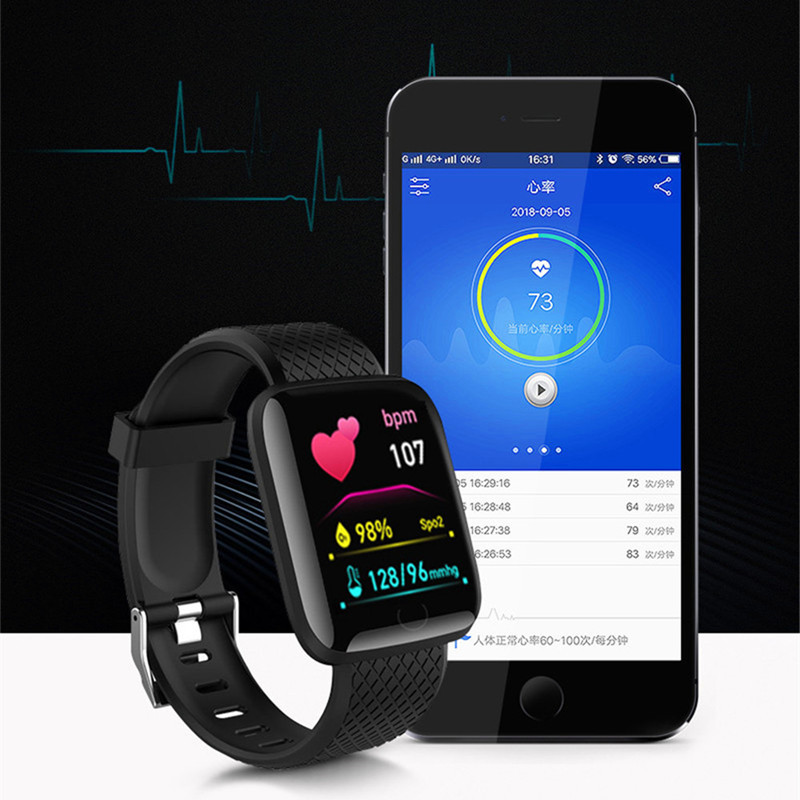 116plus inteligentny zegarek m – Android Smartwatch Accessories recenzja i cena